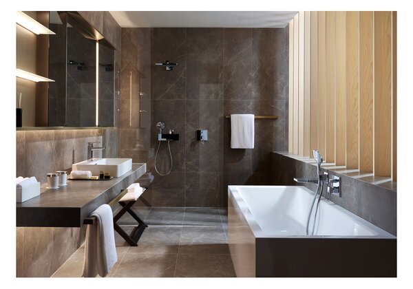 Hansgrohe Raindance E horní sprcha 300 1jet se sprchovým ramenem, chrom 26238000