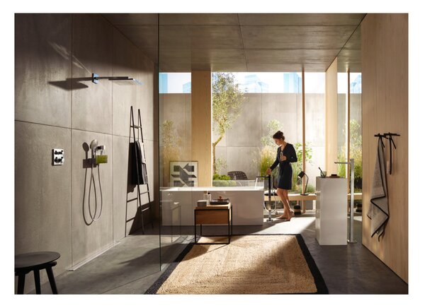 Hansgrohe Raindance E horní sprcha 300 1jet se sprchovým ramenem, chrom 26238000