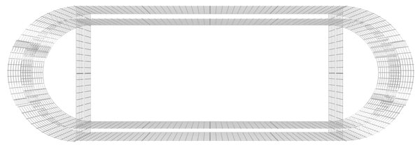 Gabionový vyvýšený záhon pozinkované železo 300 x 100 x 100 cm 152046