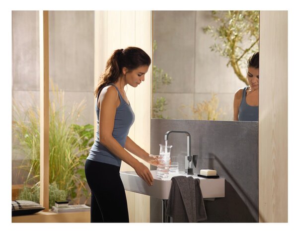 Hansgrohe Metropol Umyvadlová baterie 230 s plnou pákou a odtokovou soupravou Push-Open, chrom 32511000
