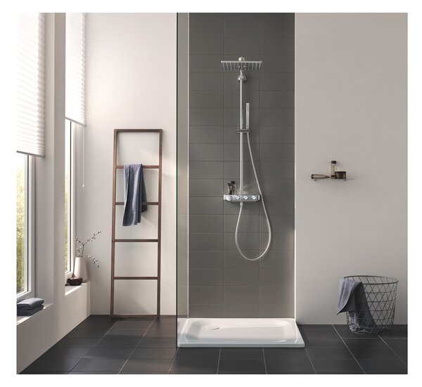 GROHE Euphoria SmartControl System 310 Cube Duo - Sprchový systém s termostatem na zeď, Chrom 26508000