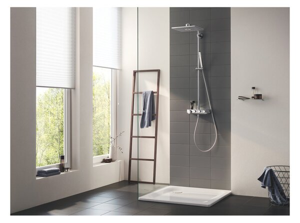 GROHE Euphoria SmartControl System 310 Cube Duo - Sprchový systém s termostatem na zeď, Chrom 26508000