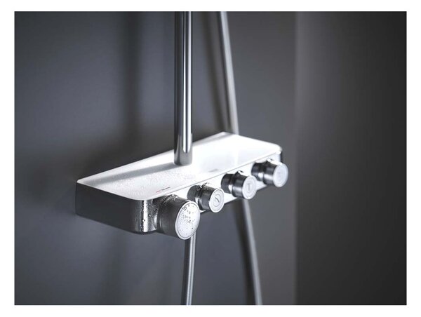 GROHE Euphoria SmartControl System 310 Duo - Sprchový systém s termostatem na zeď, měsíční bílá 26507LS0