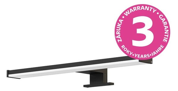 PN12300006 ARVEN koupelnové svít. LED 8W, 720lm, 4000K, IP44, 40cm, černá