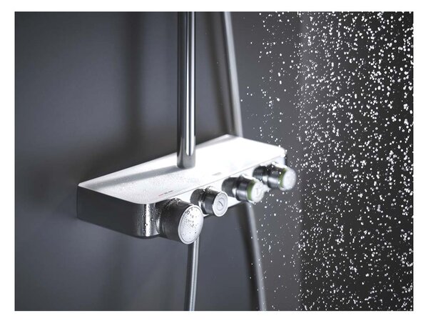 GROHE Euphoria SmartControl System 310 Duo - Sprchový systém s termostatem na zeď, měsíční bílá 26507LS0