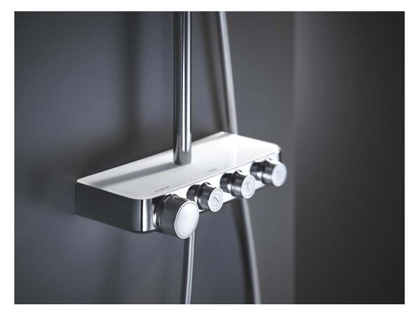 GROHE Euphoria SmartControl System 310 Duo - Sprchový systém s termostatem na zeď, měsíční bílá 26507LS0