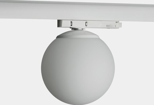 Lucis Stropní lištové LED svítidlo Alfa, ⌀11,5 cm, 6,3W Barva: Bílá, Stmívání, řízení: ON/OFF (bez stmívání), Chromatičnost: 3000K