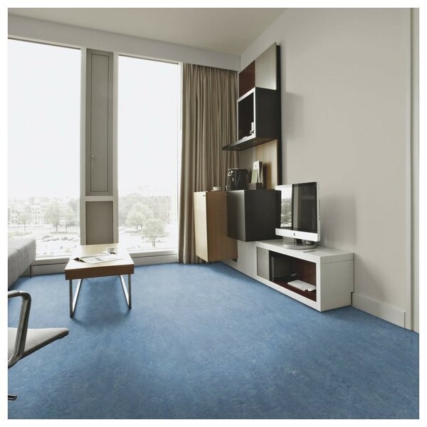 Přířodní Marmoleum Real (2 mm) 3055 - světle modré