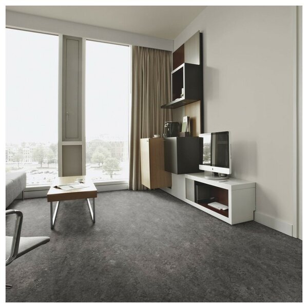 Přířodní Marmoleum Real (2 mm) 3048 - tmavě šedé