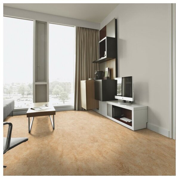 Přířodní Marmoleum Real (2 mm) 3075 - oranžové