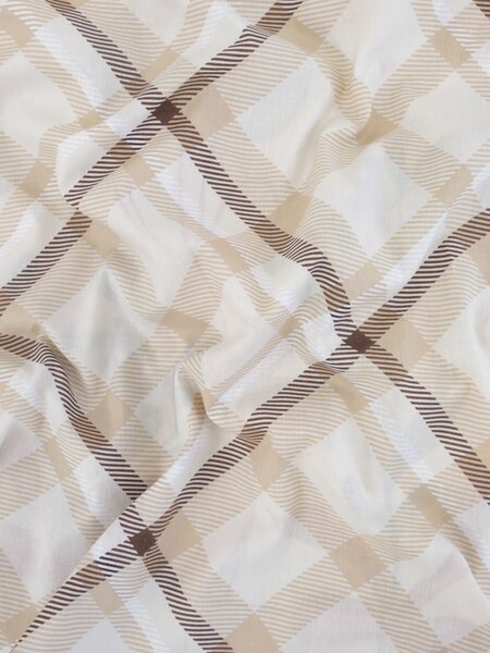 MK Lůžkoviny Vánoční prodloužené bavlněné povlečení Renforcé - Kouzlo Vánoc krémové 140 × 220 cm, 70 x 90 cm