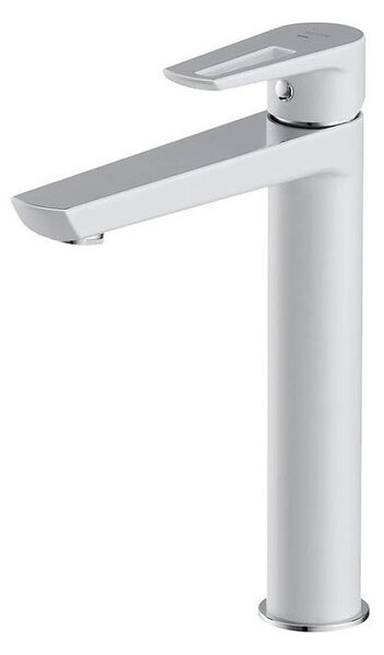 Cersanit S951-355 - Umyvadlová baterie MILLE 27 cm bílá + výpusť