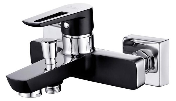 Cersanit S951-009 - Vanová baterie MILLE černá/lesklý chrom