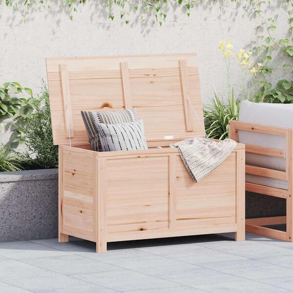 Zahradní box na podušky 100 x 50 x 56 cm masivní jedlové dřevo 152166