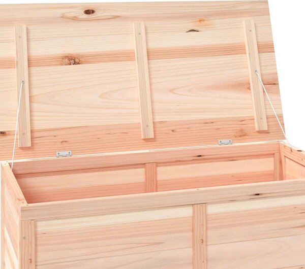 Zahradní box na podušky 100 x 50 x 56 cm masivní jedlové dřevo 152166