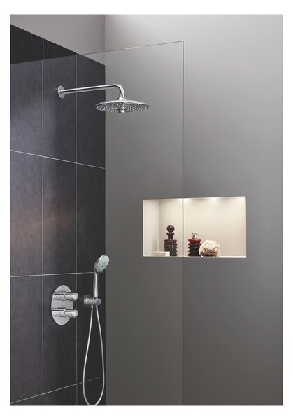 GROHE Euphoria 260 - Hlavová stropní sprcha 380 mm, 3 proudy, Chrom 26458000