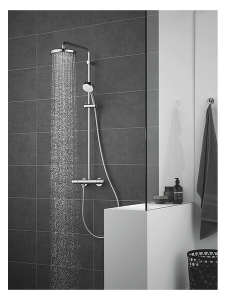 GROHE Tempesta 210 - Hlavová sprcha s jedním proudem, Chrom 26408000