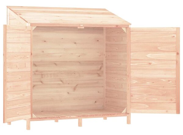 Zahradní kůlna 102 x 52 x 112 cm masivní jedlové dřevo 152182