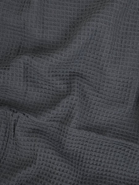 MK Lůžkoviny Vaflový ručník 50 × 100 cm ‒ Florencia tmavě šedá