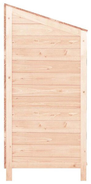 Zahradní kůlna 102 x 52 x 112 cm masivní jedlové dřevo 152182