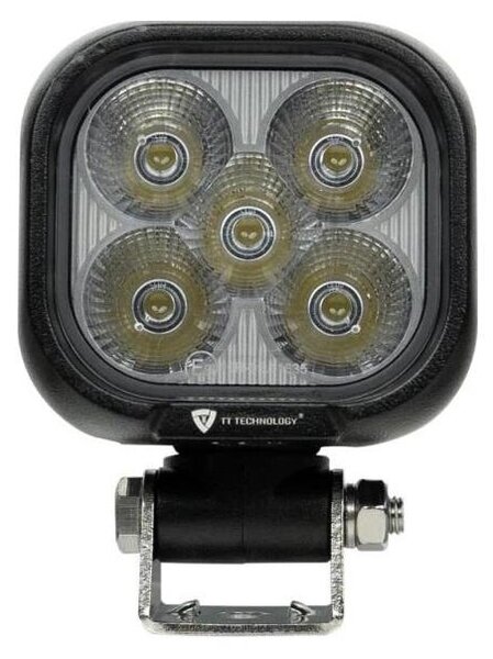 LED Bodové svítidlo pro automobil BLACK LED/50W/10-30V IP69 5700K hranatý