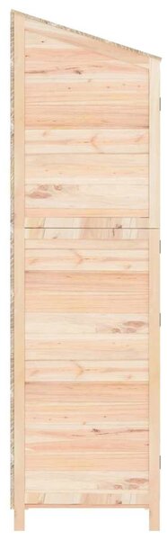 Zahradní kůlna 102 x 52 x 174,5 cm masivní jedlové dřevo 152190