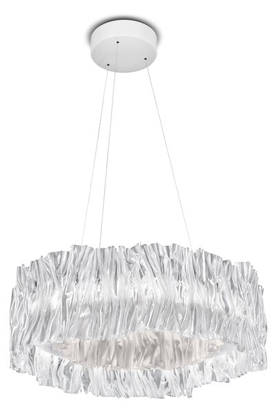 Slamp Závěsné LED svítidlo ACCORDÉON, ø 57cm, 2700K Barva: Bílá
