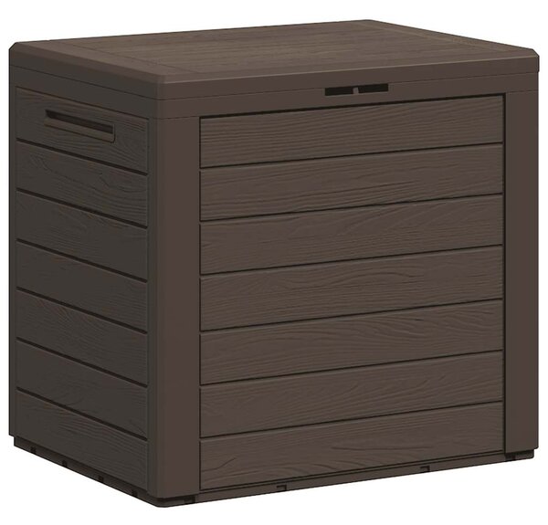 Zahradní úložný box hnědý 58,5 x 46 x 55 cm polypropylen 152194