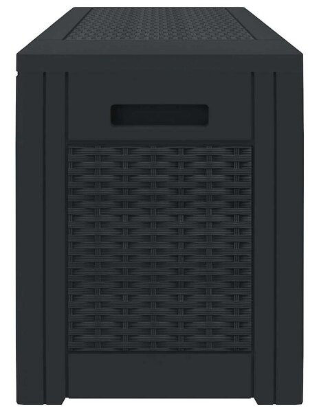 Zahradní úložný box antracitový 119 x 48 x 60 cm polypropylen 152197