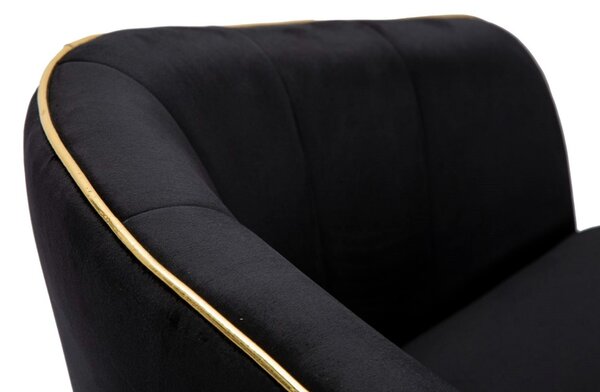 Designové křeslo Dandelion černé