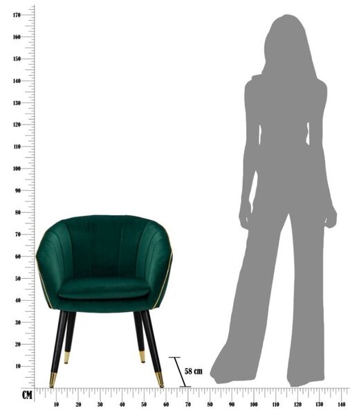 Designové křeslo Dandelion zelené