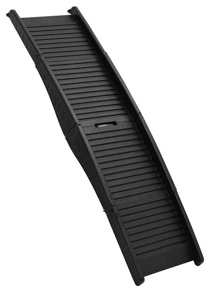 Skládací rampa pro psy černá 153 x 40 x 12,5 cm plast 152231
