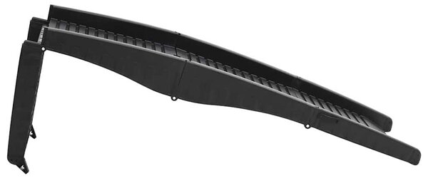 Skládací rampa pro psy černá 153 x 40 x 12,5 cm plast 152231