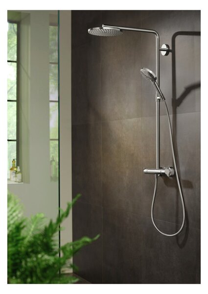 Hansgrohe Raindance Select S Showerpipe 240 1jet PowderRain s termostatem, chrom 27633000
