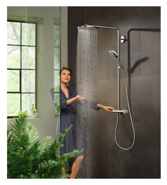 Hansgrohe Raindance Select S Showerpipe 240 1jet PowderRain s termostatem, chrom 27633000