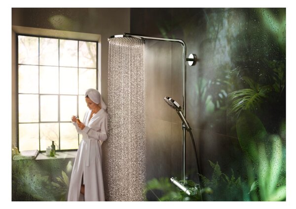 Hansgrohe Raindance Select S Showerpipe 240 1jet PowderRain s termostatem, chrom 27633000