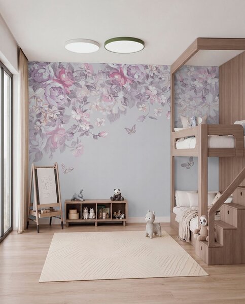 Fototapety Růžový zahradní oblouk, Fototapety zvířata, Fototapety motýli, u94295v2 : uwalls.cz