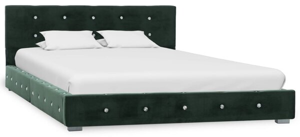 Rám postele zelený samet 120 x 200 cm