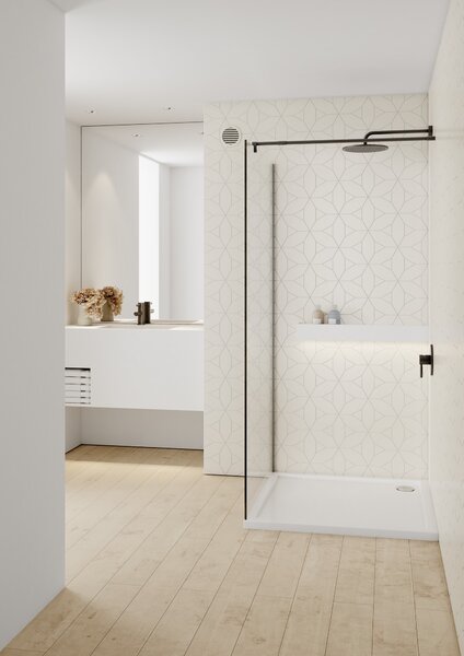 Schedline Sharper čtvercová sprchová vanička 90x90 cm bílá 3S.S1K-9090