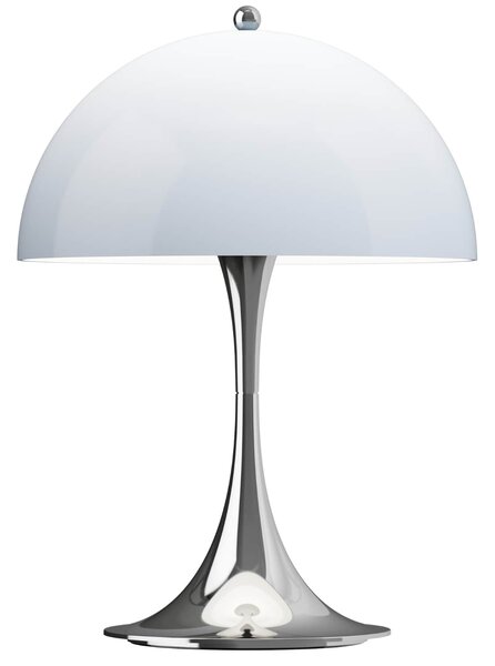 Přenosná lampa Panthella 250 Opal Bluegrey / Chrome