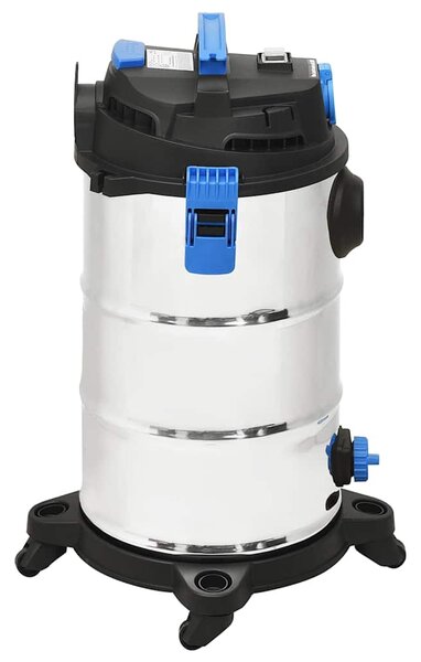 Vysavač na suché a mokré vysávání 1 200 W 30 l stříbrný 152916