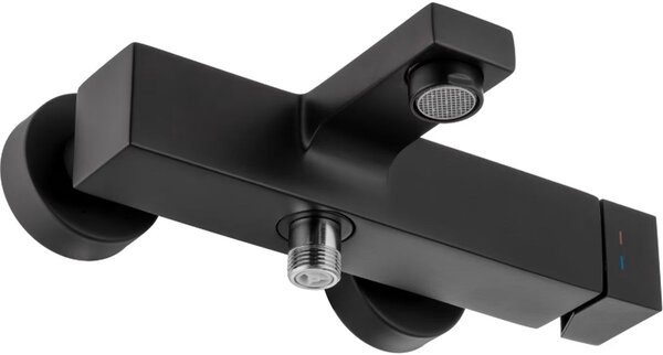 Kronenbach Quara 3.0 vanová baterie na stěnu černá KB100363C11