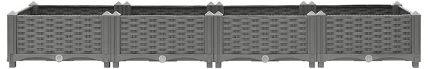 Vyvýšený záhon 160 x 40 x 23 cm polypropylen 153292