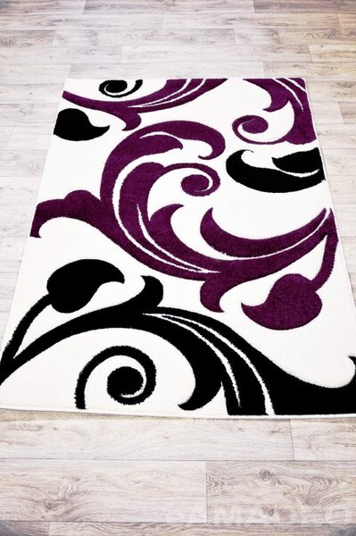 Kusový koberec Extra Friese 5281 - white/lila 120x170cm
