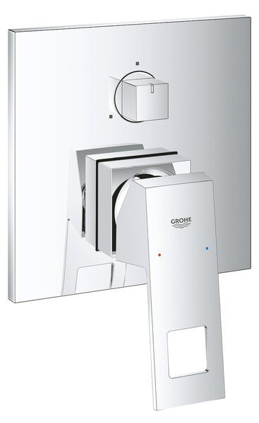 Grohe Eurocube SET 2 - Sprchový systém pod omítku, Eurocube, páková baterie- kompletní sada