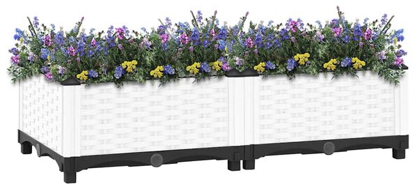Vyvýšený záhon 80 x 40 x 23 cm polypropylen 153305