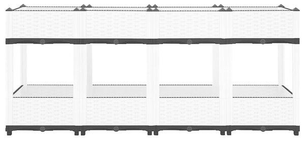 Vyvýšený záhon 160 x 40 x 71 cm polypropylen 153315