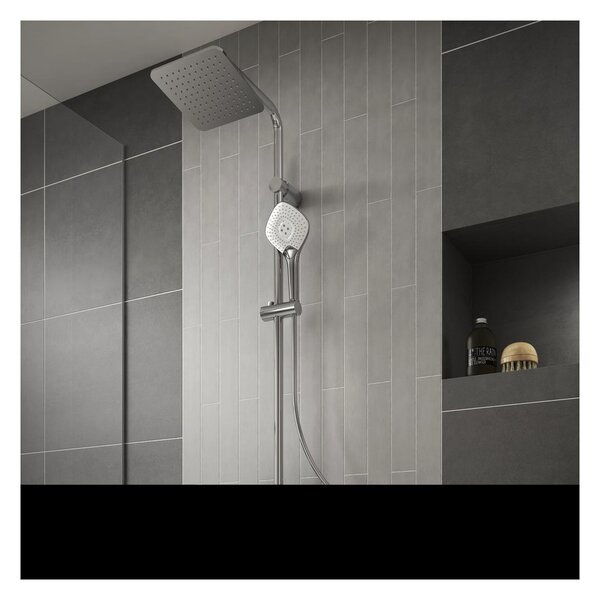 Ideal Standard Idealrain EVO JET - Sprchový set Diamond s 3-funkční ruční sprchou, chrom B2460AA