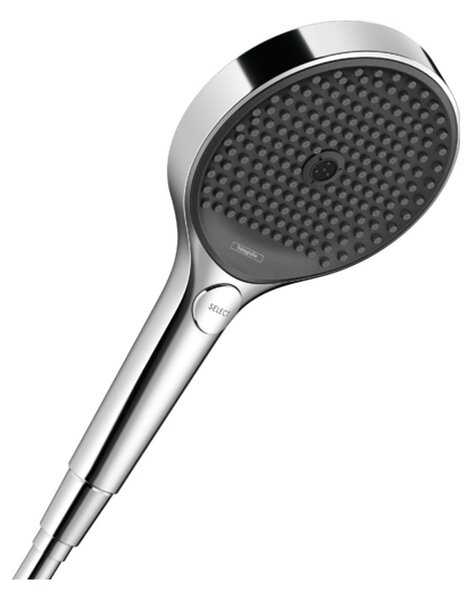 Hansgrohe Rainfinity sprchová sada 130 3jet s tyčí 90 cm a poličkou na mýdlo, chrom 27671000
