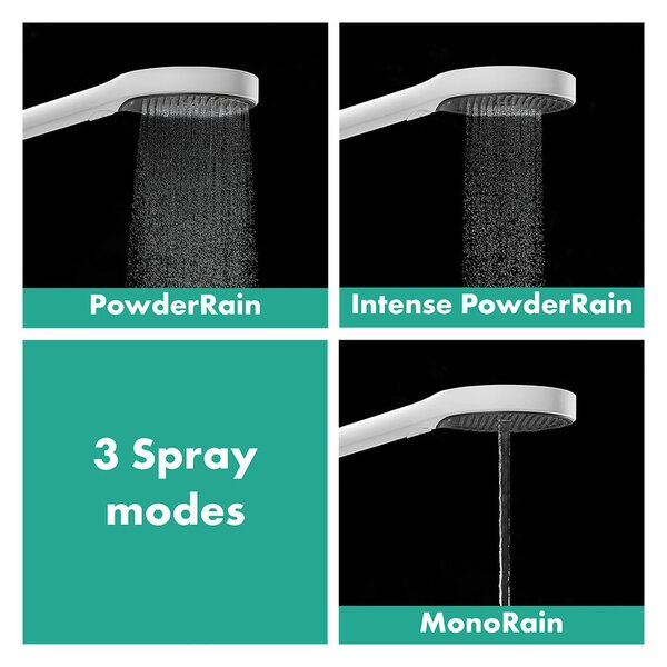 Hansgrohe Rainfinity ruční sprcha 130 3 jet, matná černá 26864670